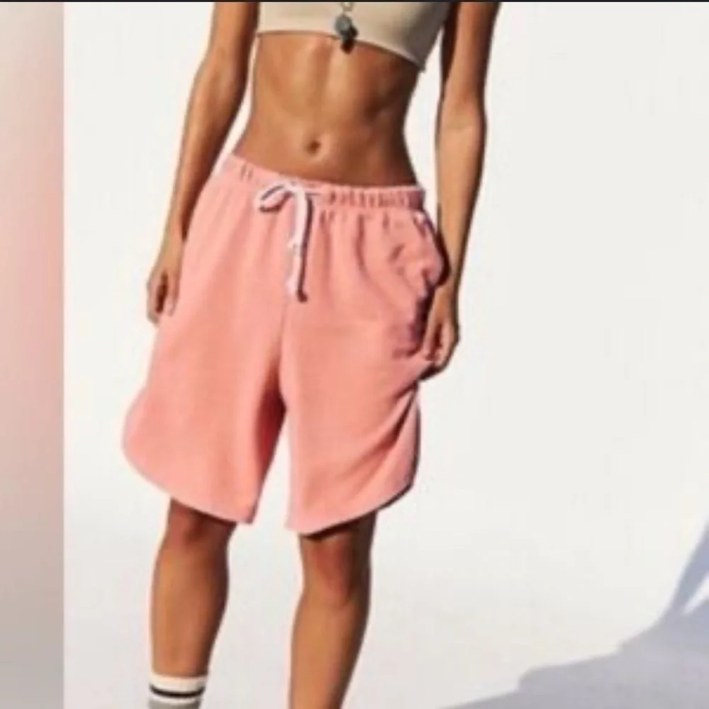 New Free People Movement, Playbook Shorts, Small in Salmon Pink